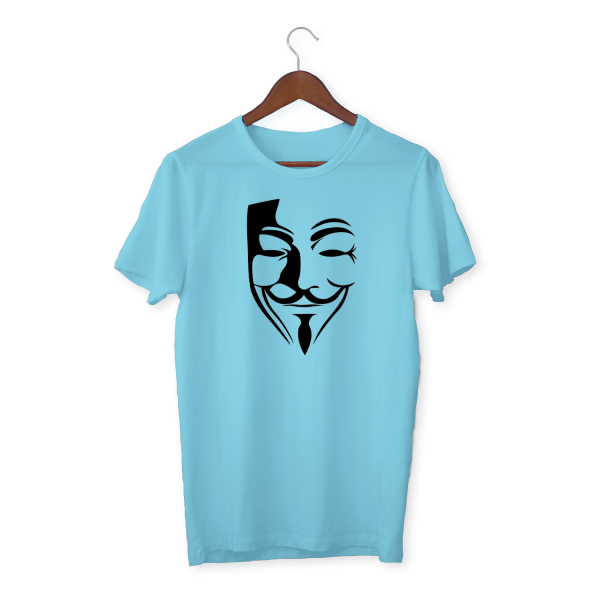 Maglietta Uomo Vendetta Inc. GCB Mask VD-1246 – 100% Cotone, Stampa Teschio, Taglie S-5XL, Nera